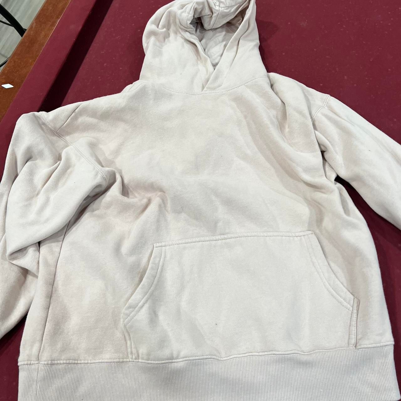 Cotton-On Men's Cream And Tan Hoodie